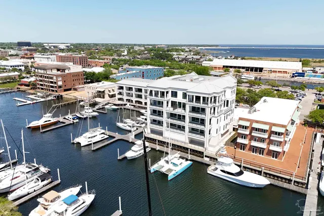 a view of city with tall buildings