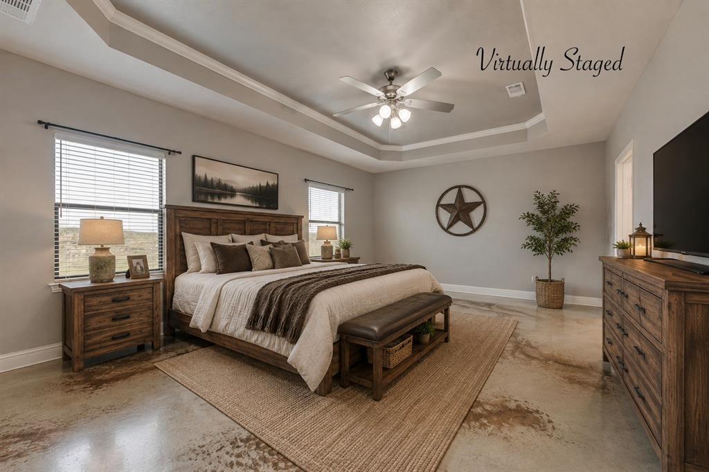 461 Pearson Ranch Road Azle, TX 76020 - Photo 16 of 39 23 x 15 primary bedroom! Plenty of room for a study desk or sitting area.