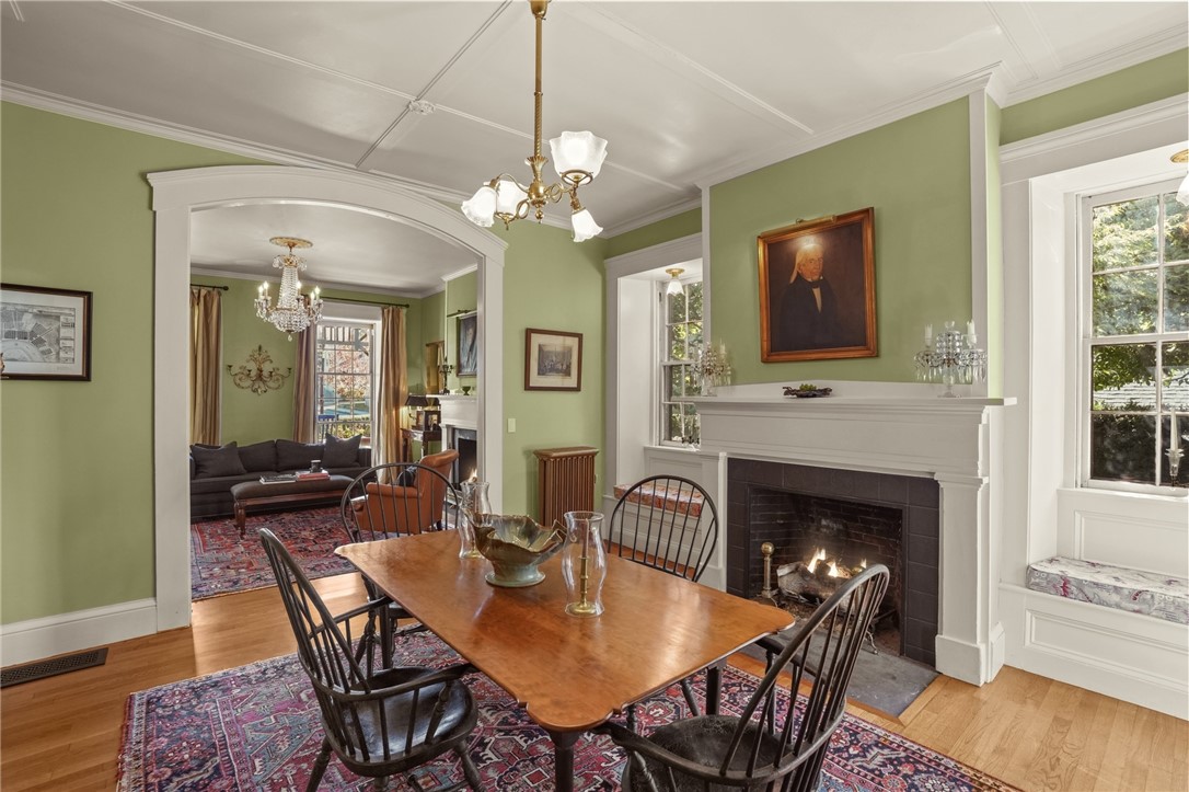291 High Street Bristol, RI 02809 - Photo 8 of 41 Dining by the fire