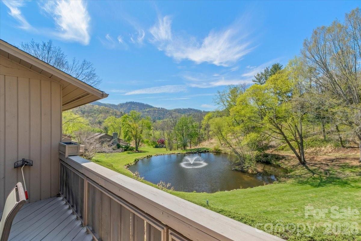 21 Ridge Terrace Asheville, NC 28804 - Photo 12 of 47 a view of swimming pool from a balcony