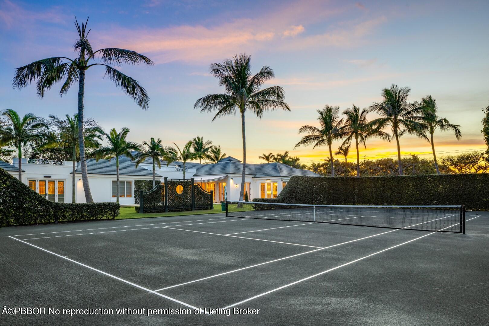 710 South County Road Palm Beach, FL 33480 - Photo 3 of 69 a view of palm trees and basketball court