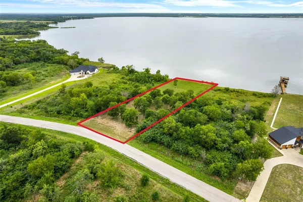 a view of a yard with potted plants
