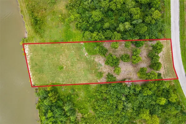 a view of a yard with potted plants