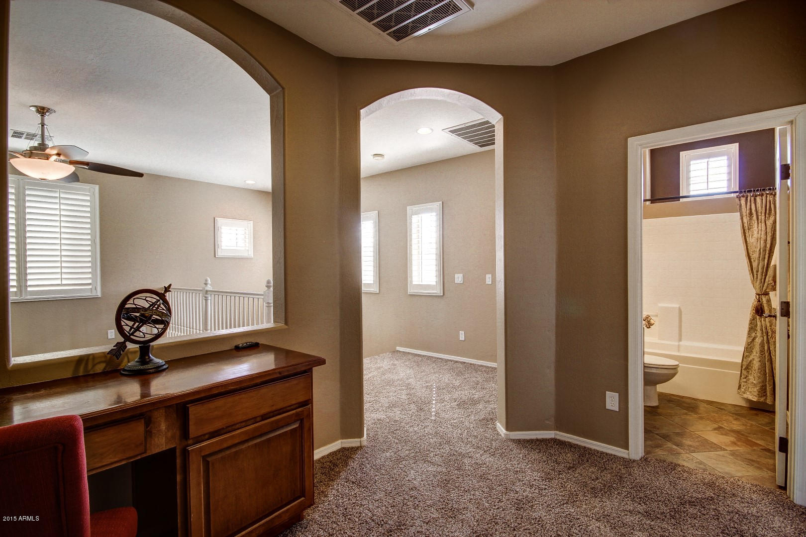 4352 East Foundation Street Gilbert, AZ 85234 - Photo 17 of 41 Built in Desk & Upstairs Bathroom