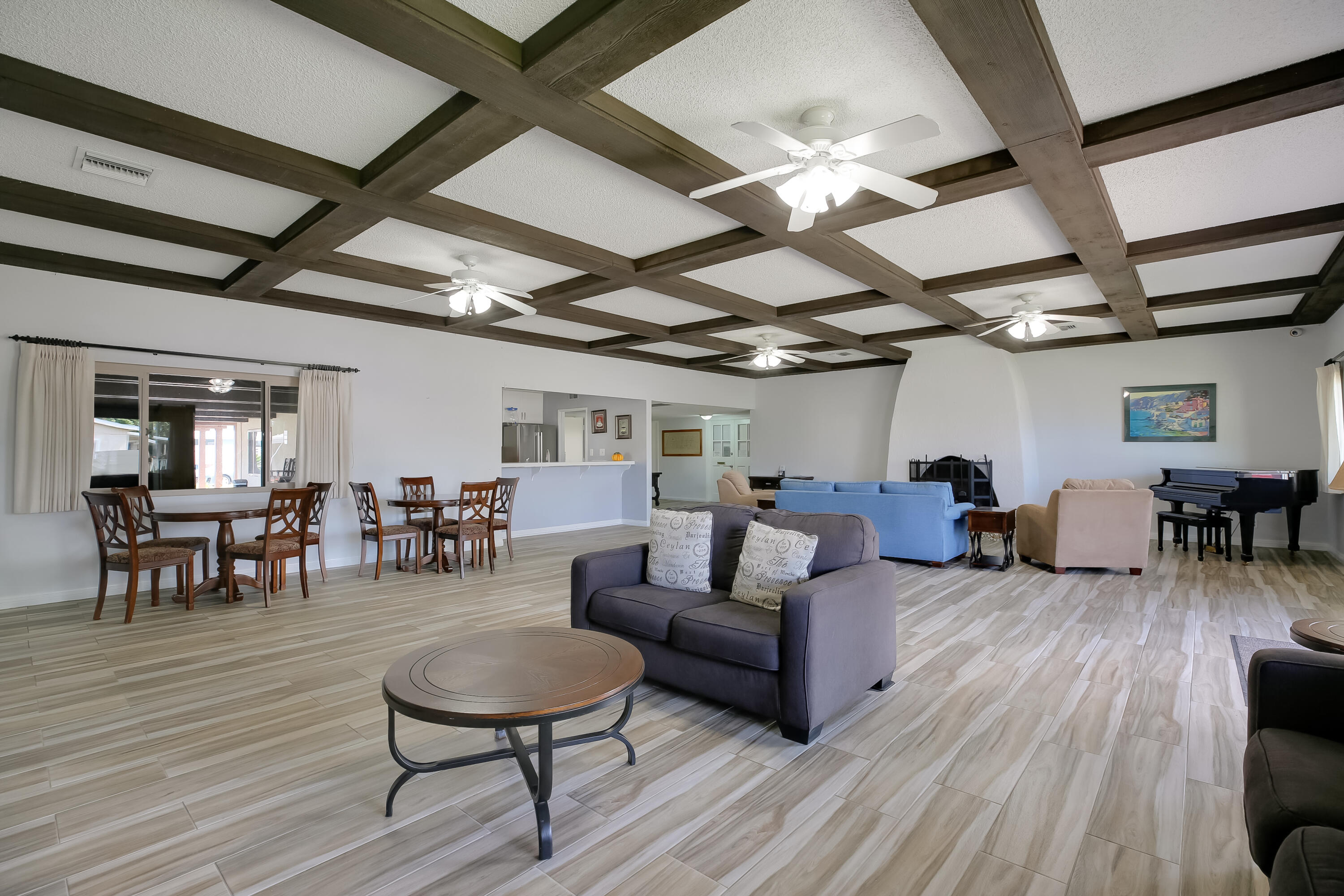 6180 Via Real, Unit 2 Carpinteria, CA 93013 - Photo 28 of 38 Clubhouse with fireplace, kitchen