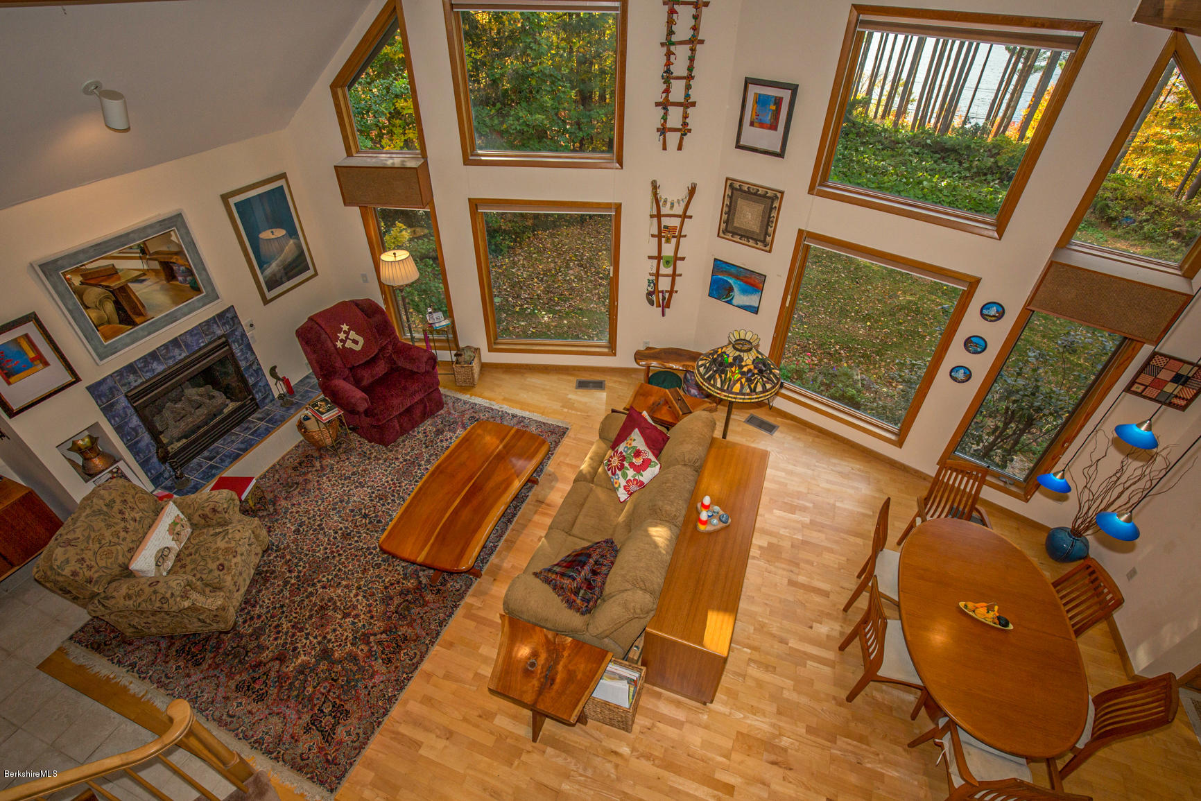57 Golden Hill Road Lee, MA 01238 - Photo 15 of 43 a living room with furniture and a fireplace