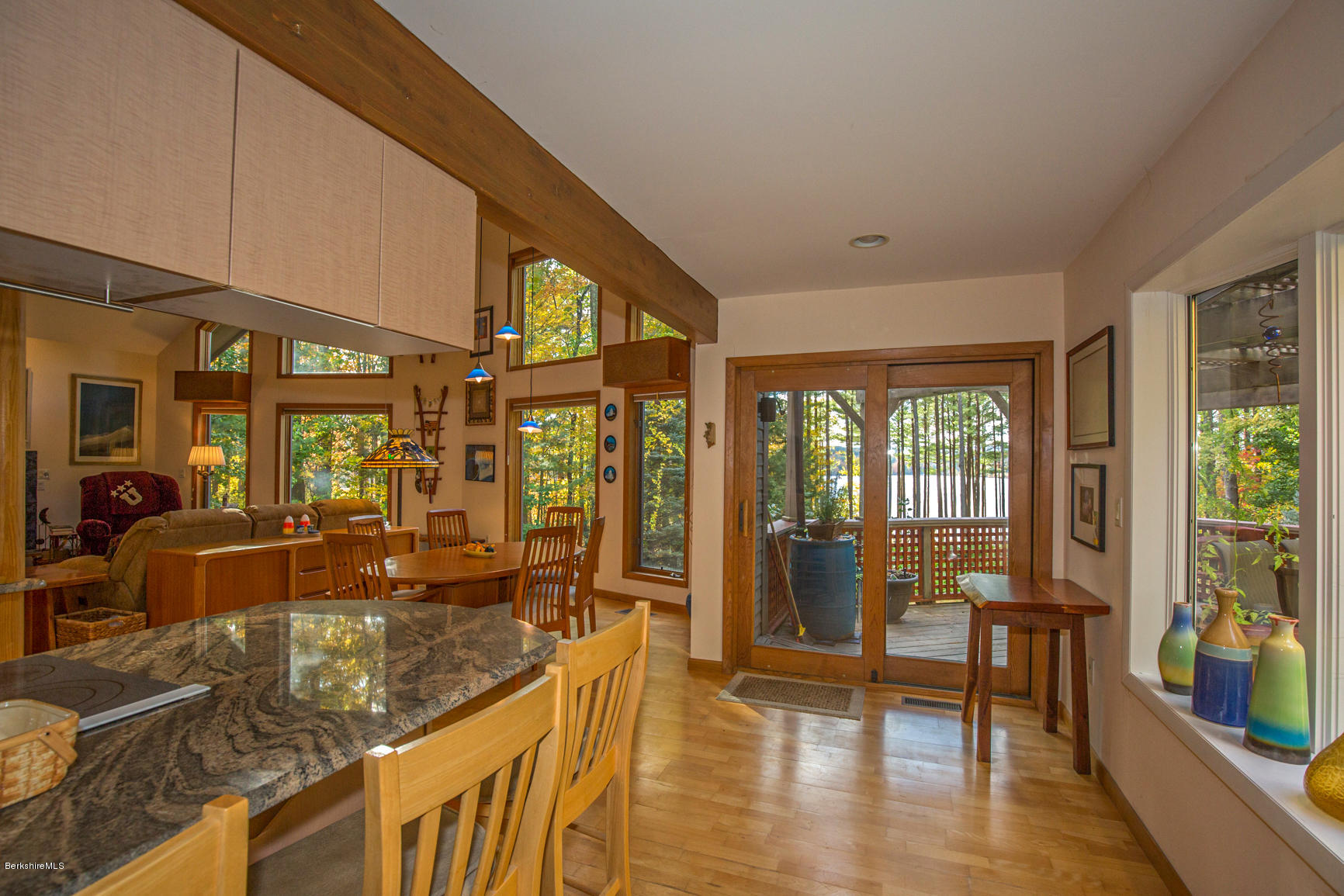 57 Golden Hill Road Lee, MA 01238 - Photo 16 of 43 a very nice looking living room with a large window and dining table