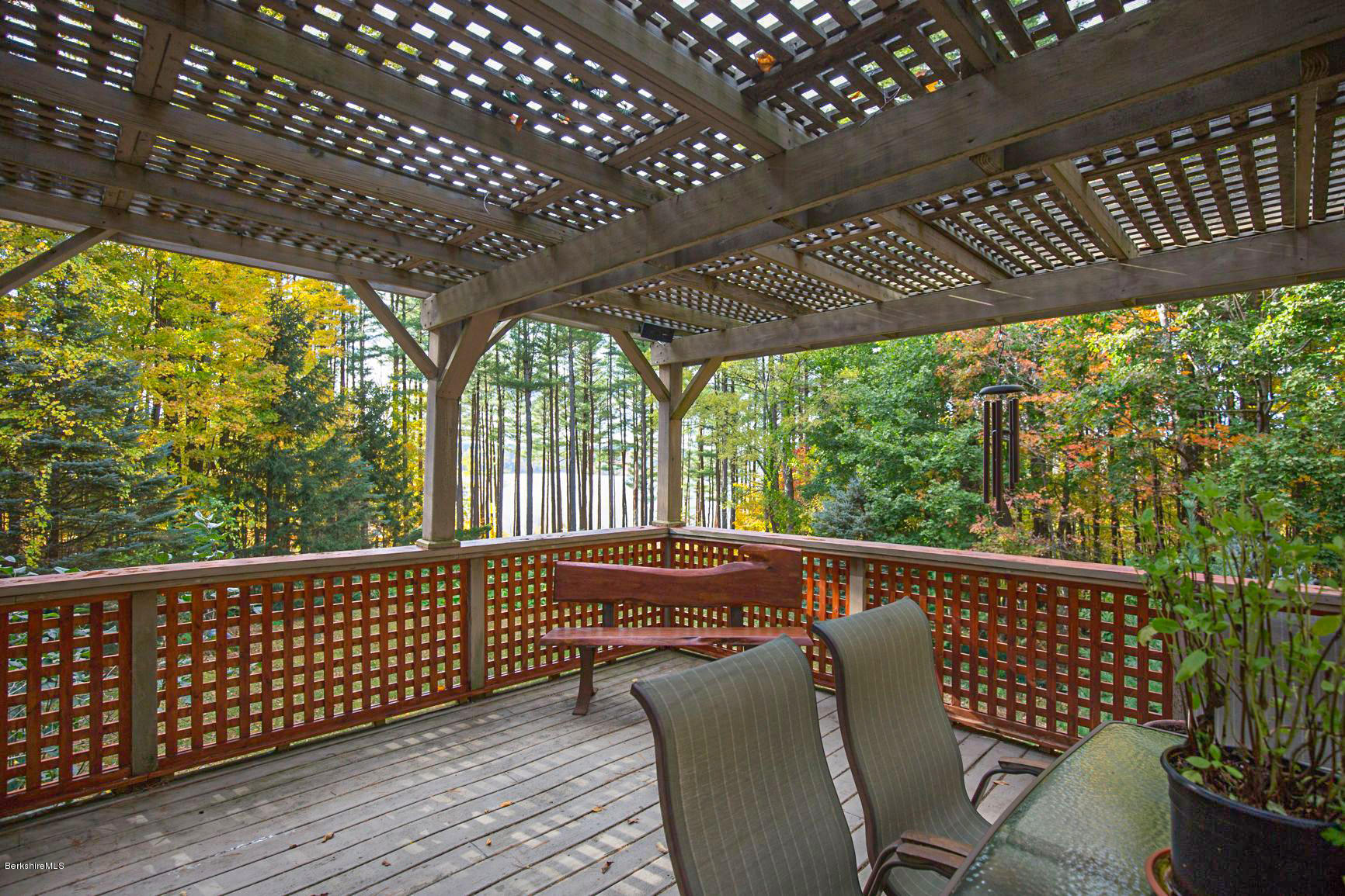 57 Golden Hill Road Lee, MA 01238 - Photo 18 of 43 a view of a two chairs in the balcony