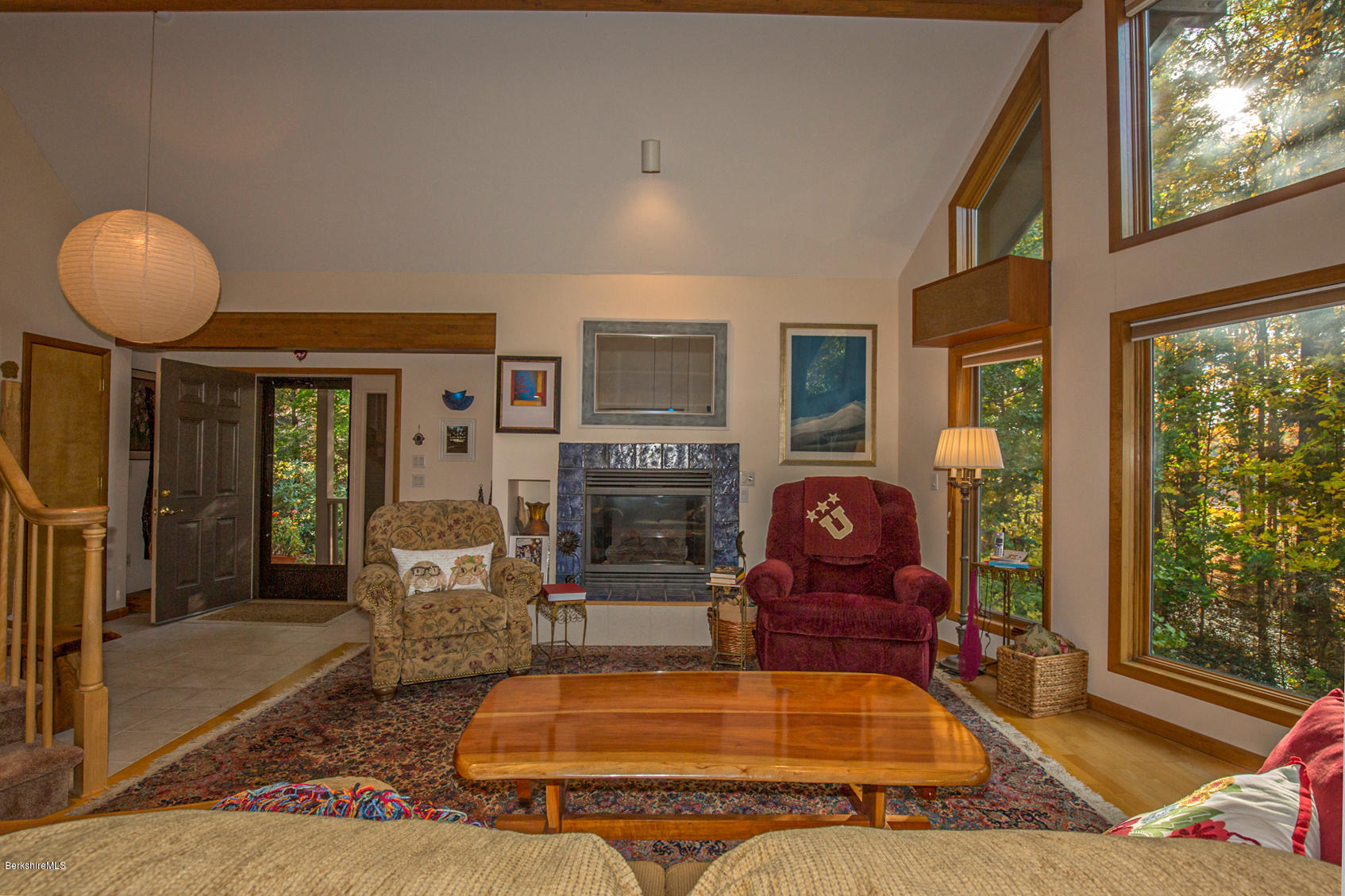 57 Golden Hill Road Lee, MA 01238 - Photo 6 of 43 a pool table with chairs and a rug