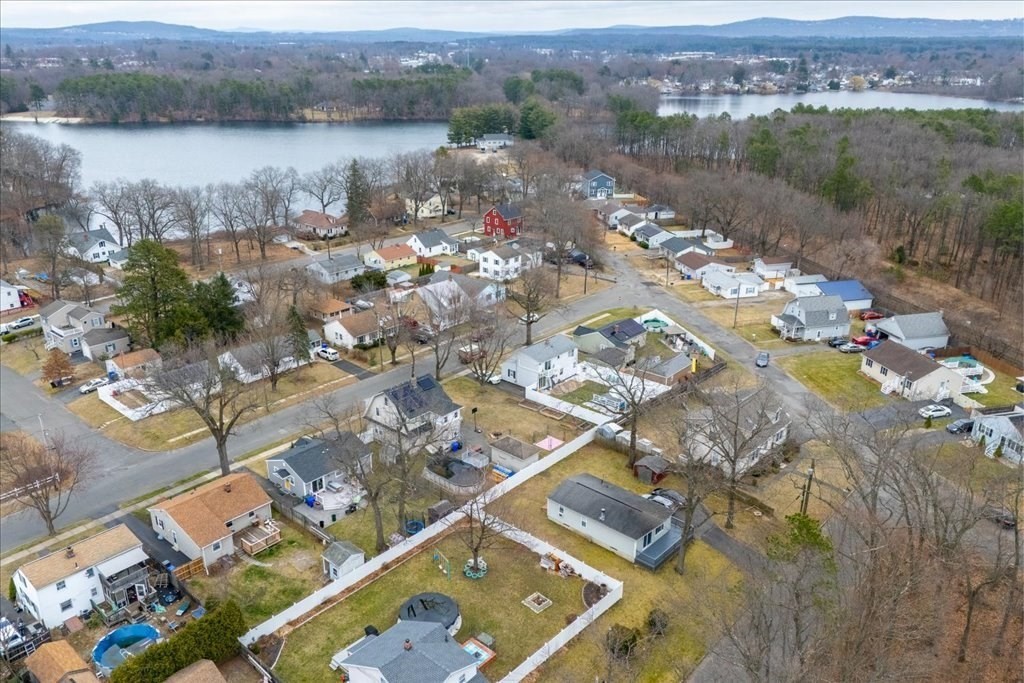 105 Geneva Street Springfield, MA 01151 - Photo 36 of 39 an aerial view of house with yard and lake view