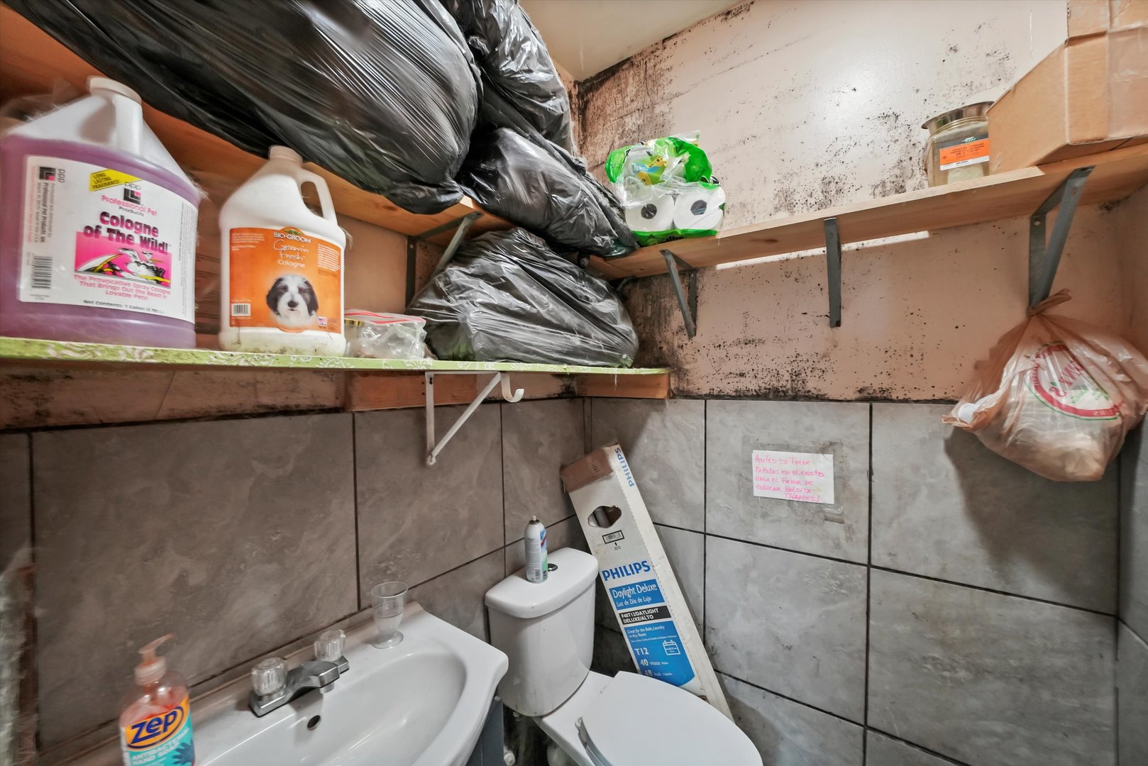 3020 South Pulaski Road Chicago, IL 60623 - Photo 14 of 44 a bathroom with a toilet and a sink