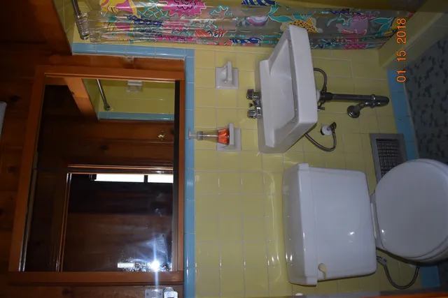 a building with a sign on it