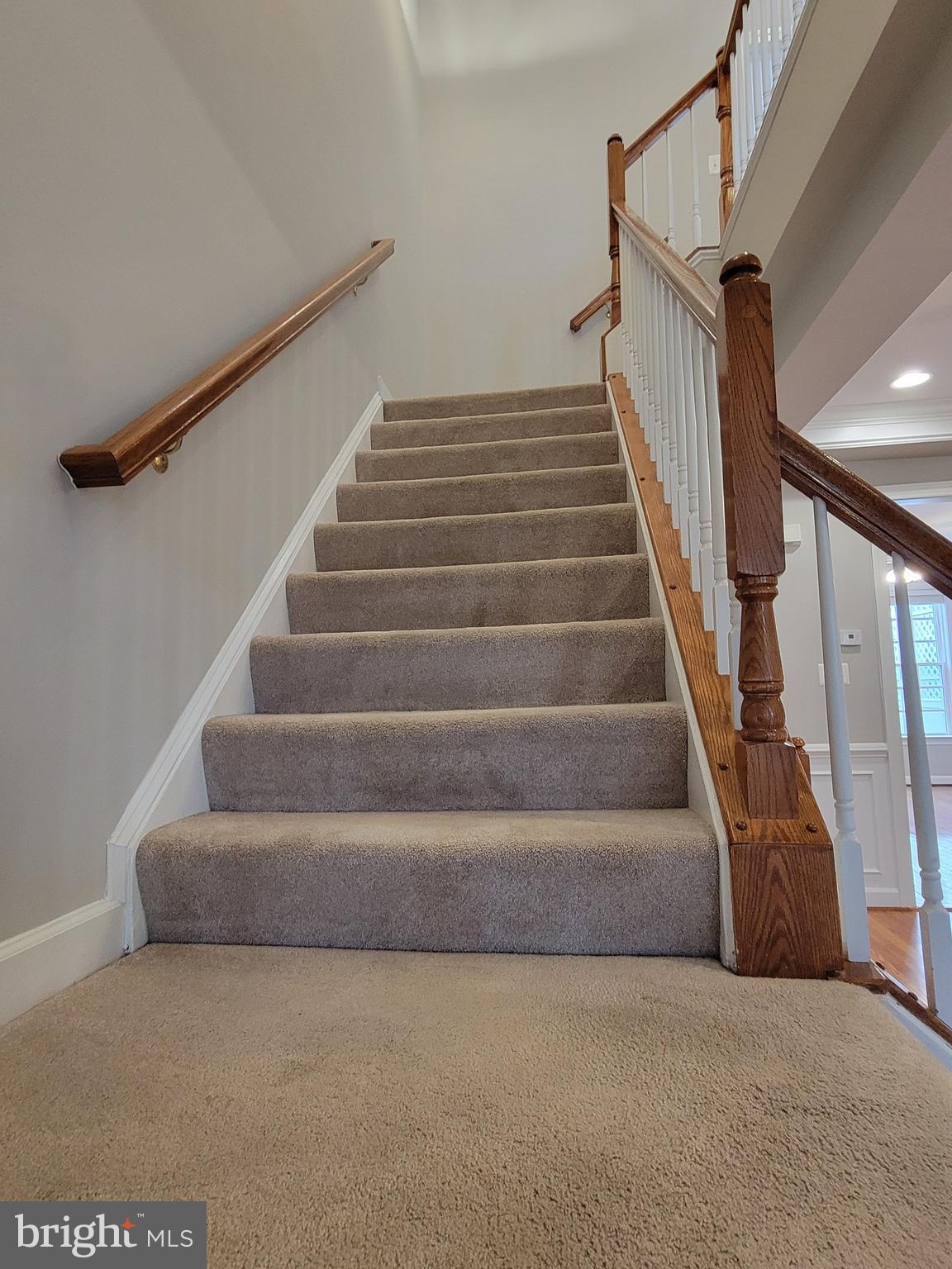11837 Whitworth Cannon Lane Bristow, VA 20136 - Photo 34 of 63 a view of staircase with white walls