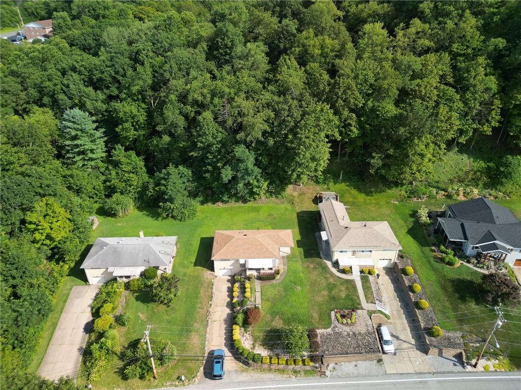 244 Herbst Road Coraopolis, PA 15108 - Photo 3 of 35 Level rear yard that backs to the woods.