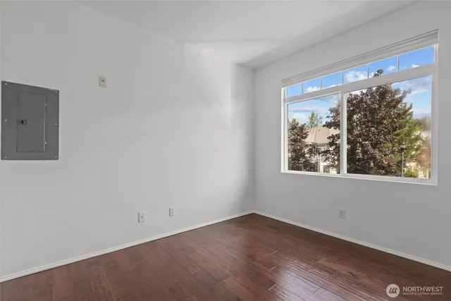 a view of a window in a room