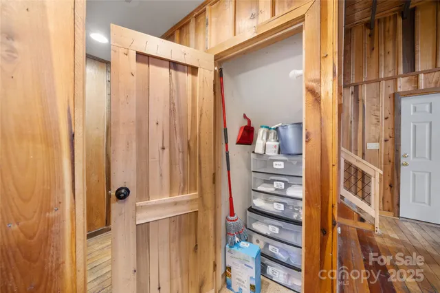 a view of a bathroom with a shower curtain