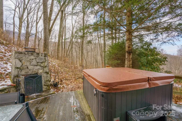 a outdoor space with swimming pool