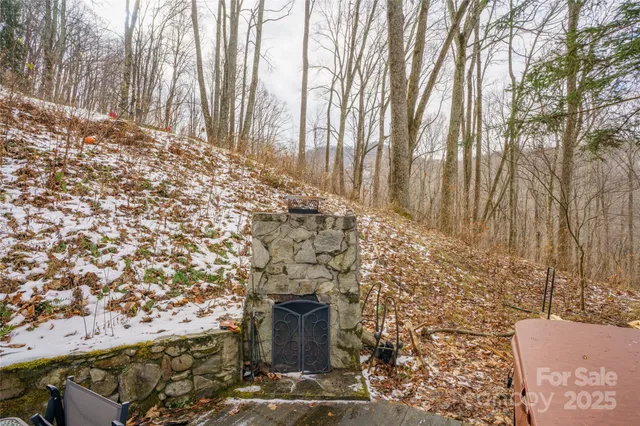 a view of outdoor space with seating area