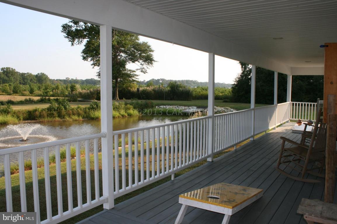 5044 Campground Road Eden, MD 21822 - Photo 54 of 63 Wraparound Porch Pond Side