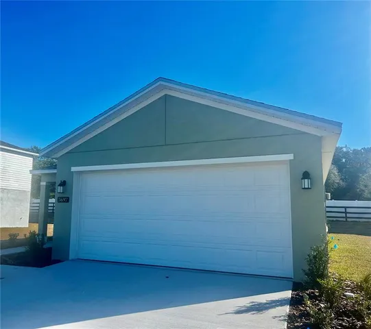 a view of house with backyard