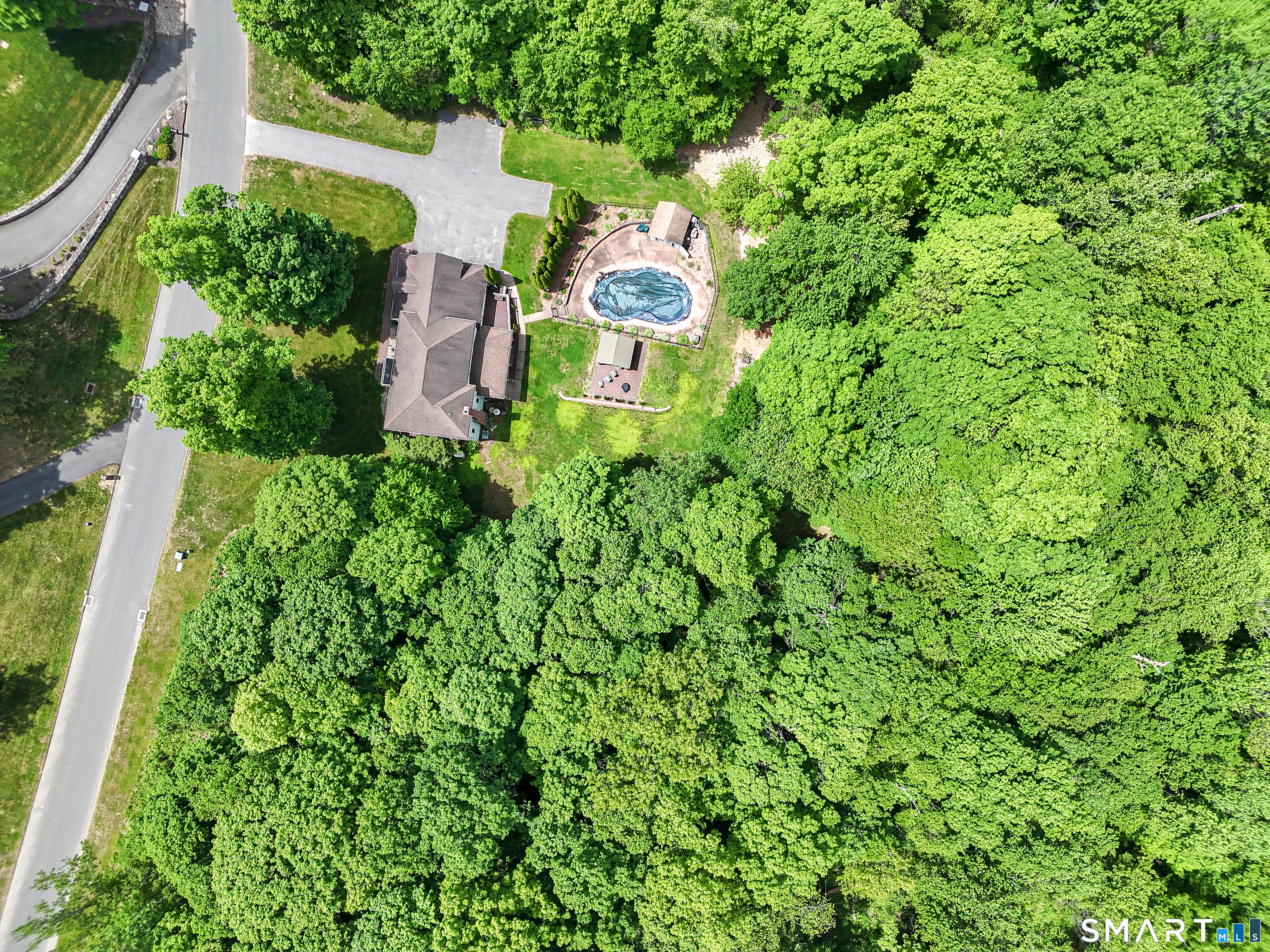 7 Holley Lane Prospect, CT 06712 - Photo 19 of 30 an aerial view of a house with a yard and outdoor space