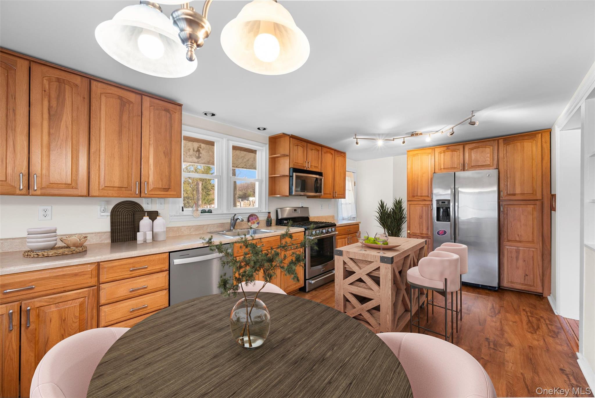 96 Galloway Road Warwick, NY 10990 - Photo 7 of 15 a view of a dining room with furniture window and wooden floor