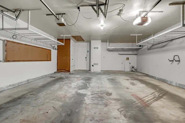 a view of a backyard with a garden