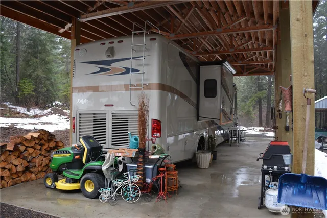 a view of storage and utility room