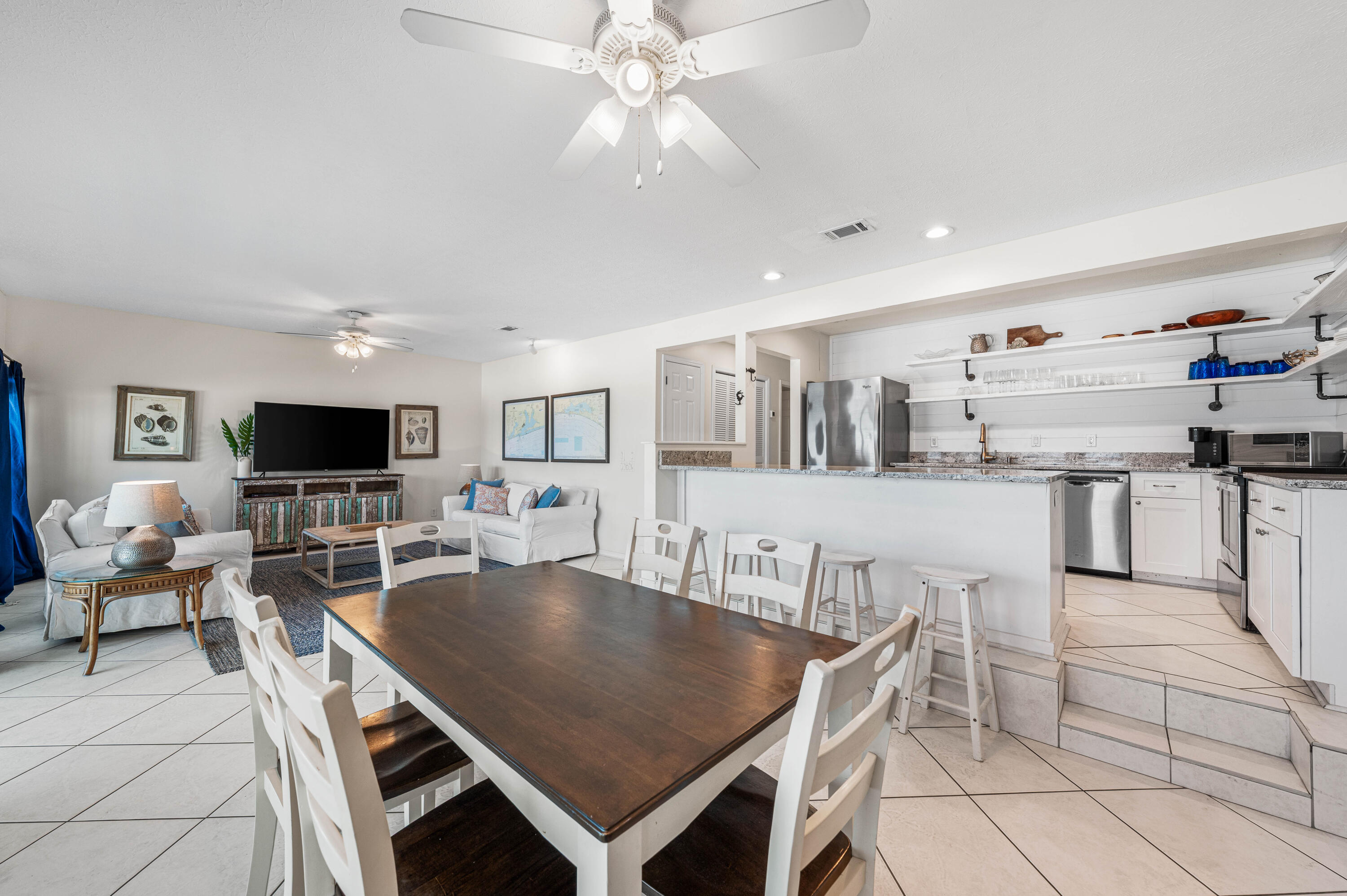 142 Beachside Drive, Unit 7 Santa Rosa Beach, FL 32459 - Photo 9 of 41 a view of a dining room with furniture