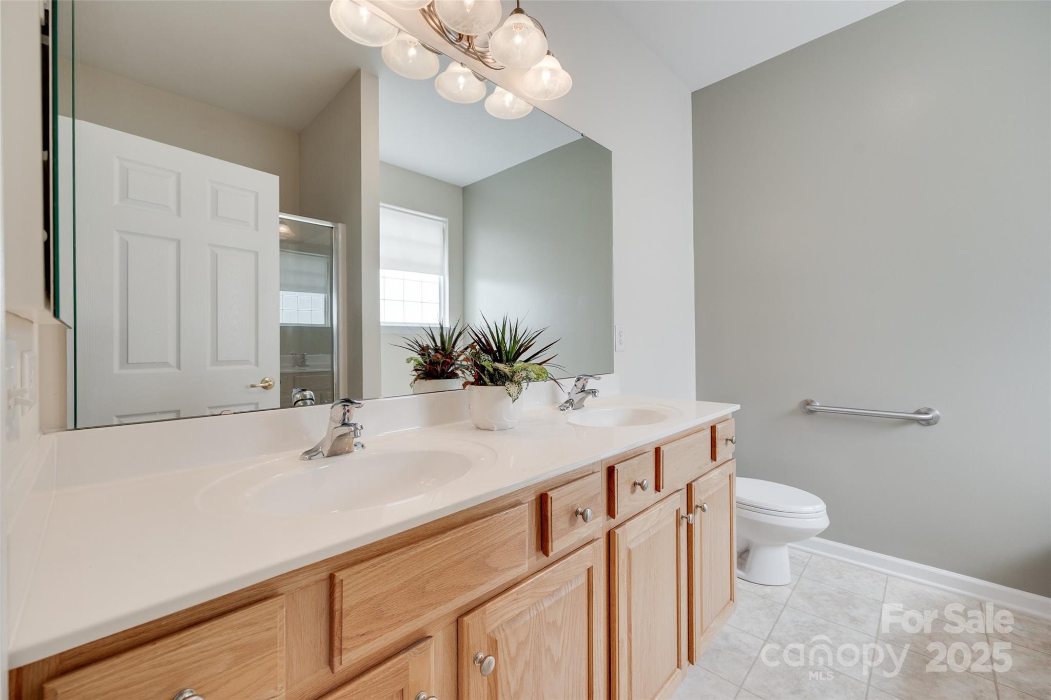 422 Garnet Court Fort Mill, SC 29708 - Photo 21 of 45 a bathroom with a sink a toilet and mirror