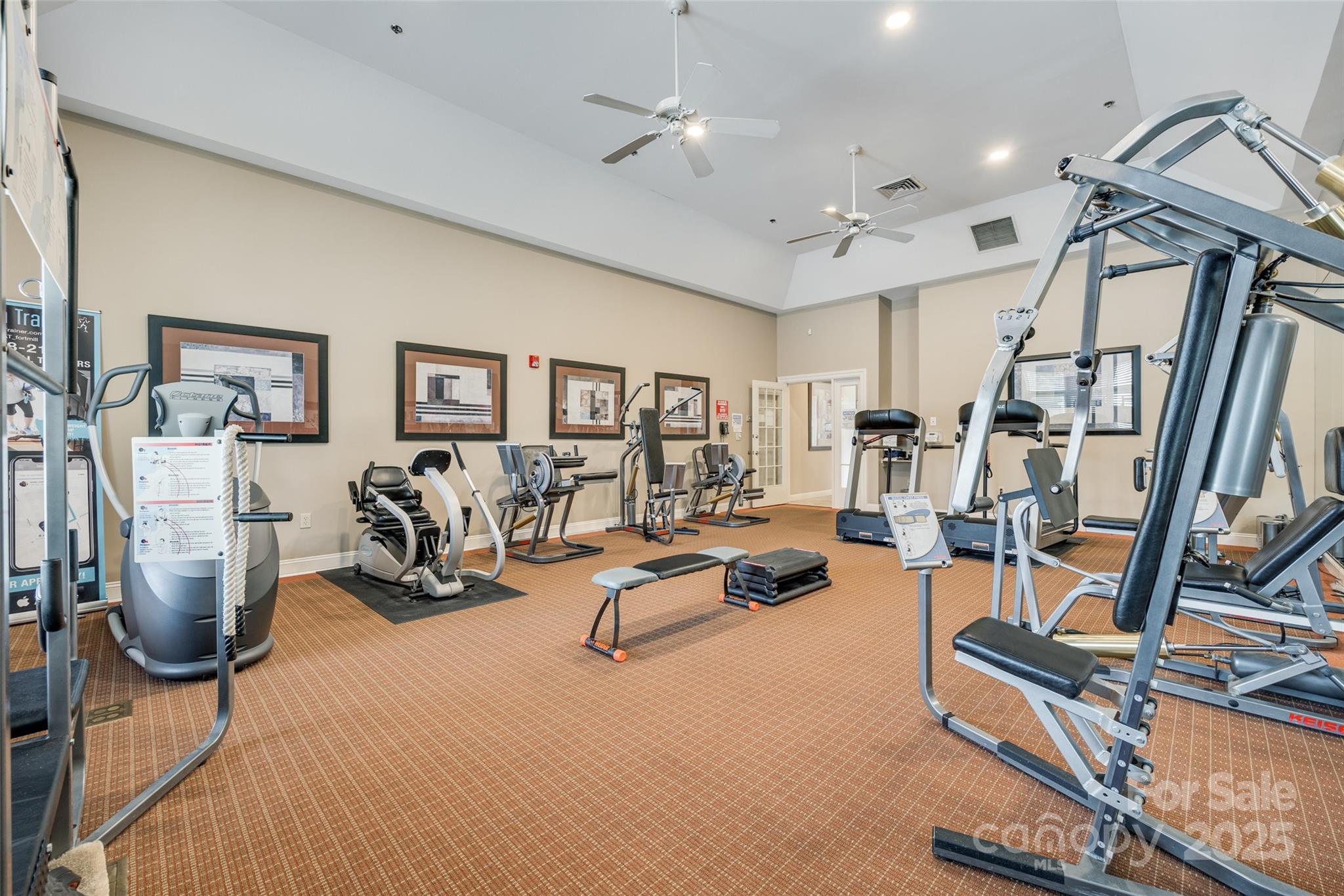 422 Garnet Court Fort Mill, SC 29708 - Photo 34 of 45 a view of a room with gym equipment