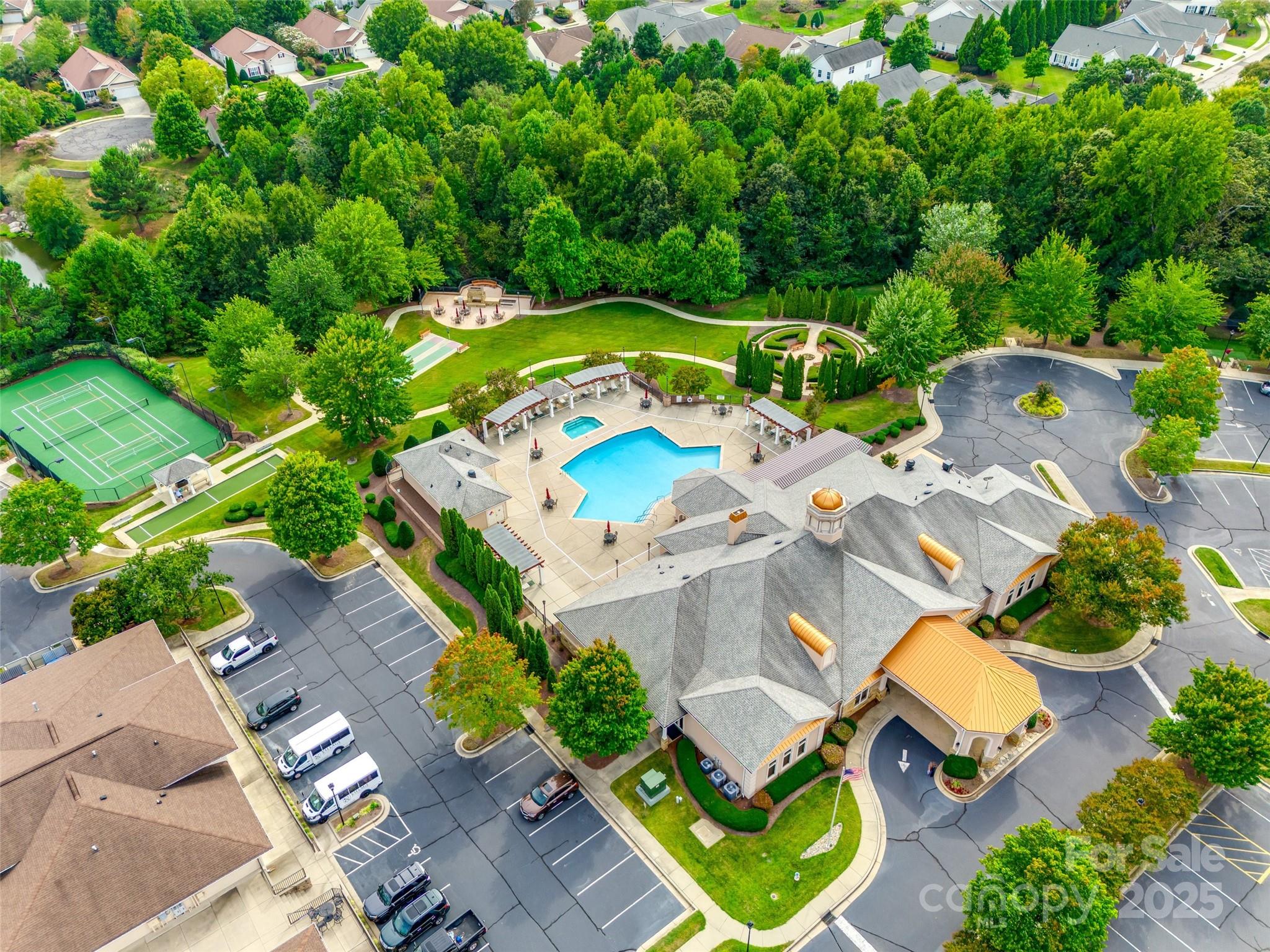 422 Garnet Court Fort Mill, SC 29708 - Photo 44 of 45 an aerial view of a house with a yard
