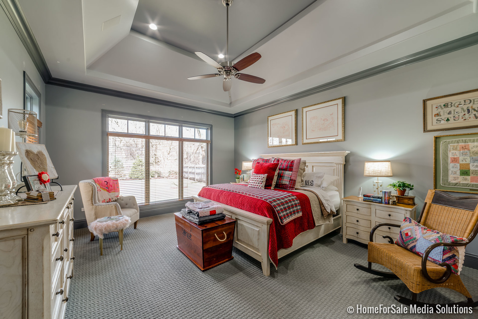 1051 Parkside Road Naperville, IL 60540 - Photo 35 of 52 a bedroom with a bed and a window