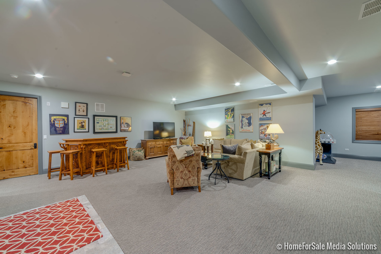 1051 Parkside Road Naperville, IL 60540 - Photo 39 of 52 a living room with furniture and wooden floor