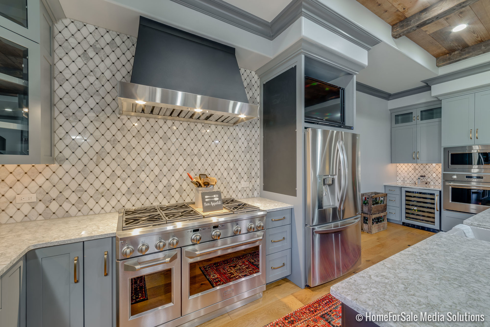 1051 Parkside Road Naperville, IL 60540 - Photo 6 of 52 a kitchen with stainless steel appliances granite countertop a stove refrigerator and a sink
