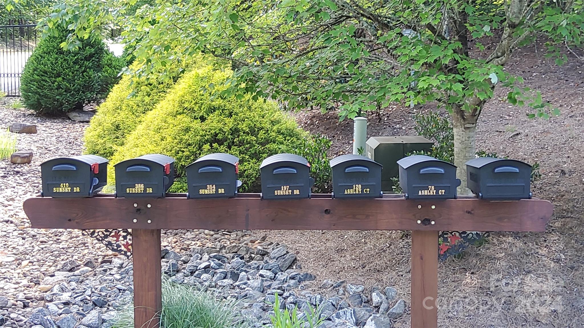 0 Ashley Court, Unit 7 Mill Spring, NC 28756 - Photo 20 of 20 a view of a wooden fence next to a yard