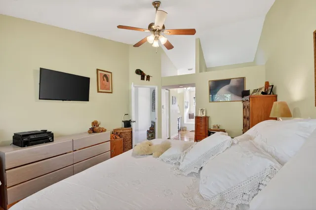 a view of backyard with outdoor space