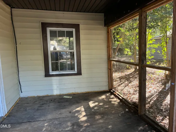 a view of a door of a house