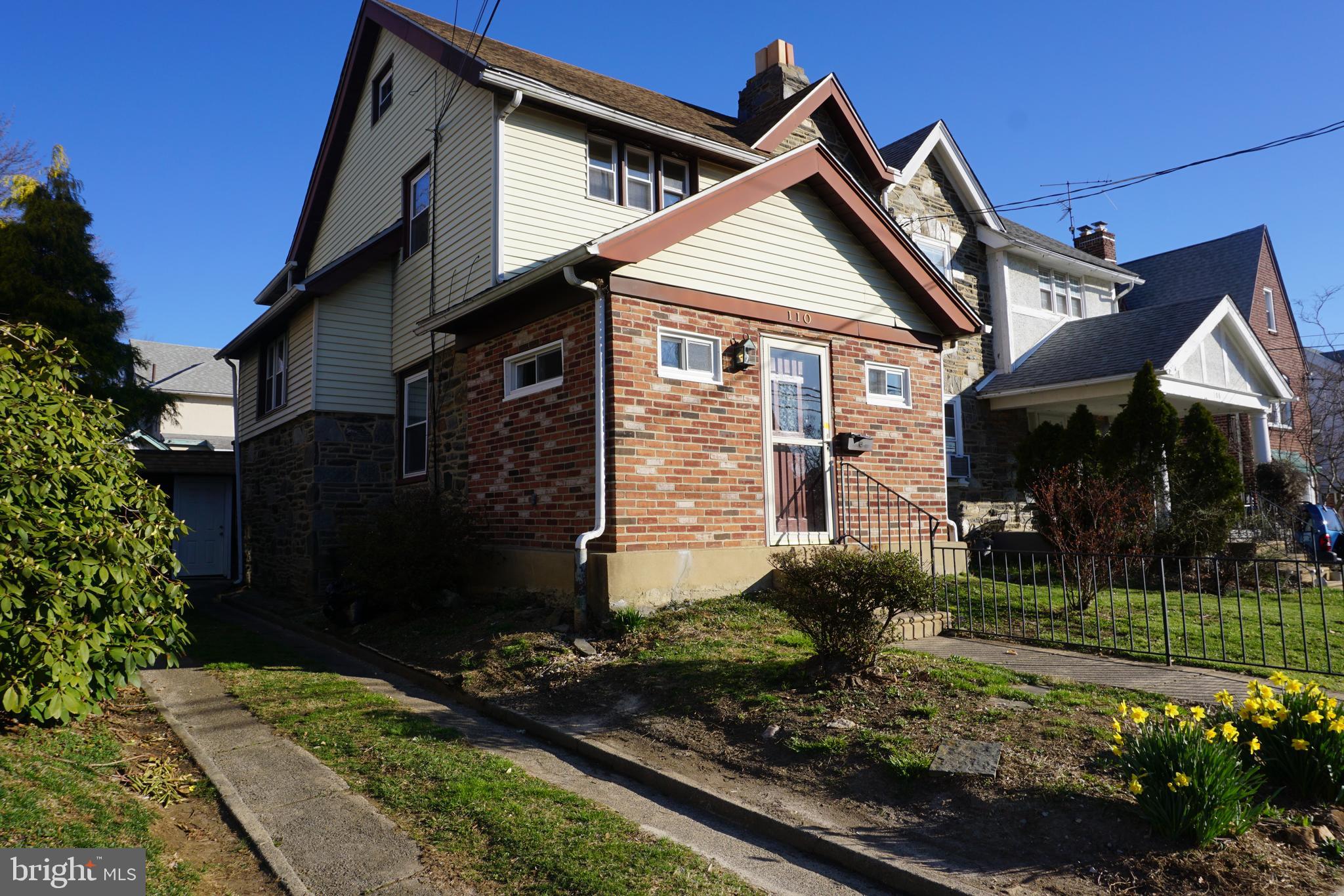 110 Crestview Road Upper Darby, PA 19082 - Photo 3 of 14 Exterior Front & Side