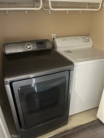 a view of washer and dryer