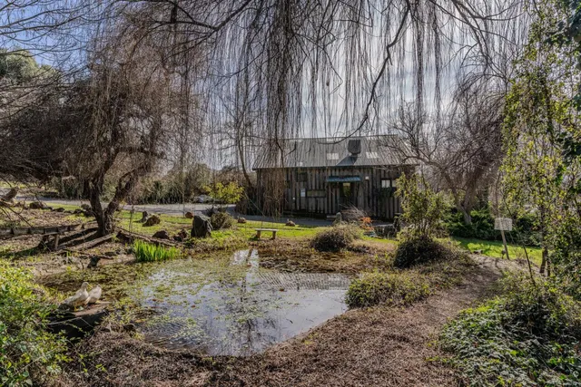 a room with gym equipment and a large window