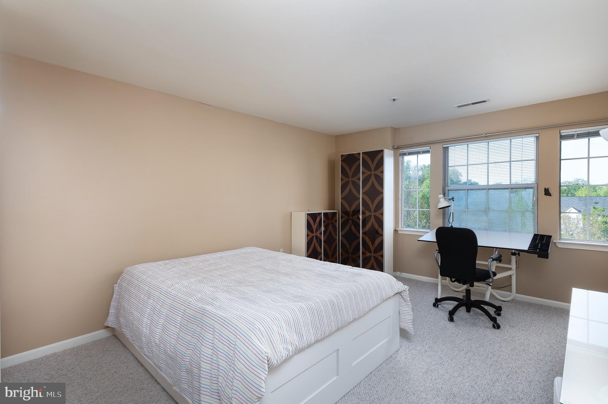 8382 Montgomery Run Road, Unit F Ellicott City, MD 21043 - Photo 14 of 22 Huge bedroom with windows - lets in lots of light