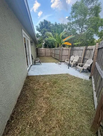 a view of outdoor space and deck