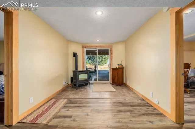 a room with furniture and a window