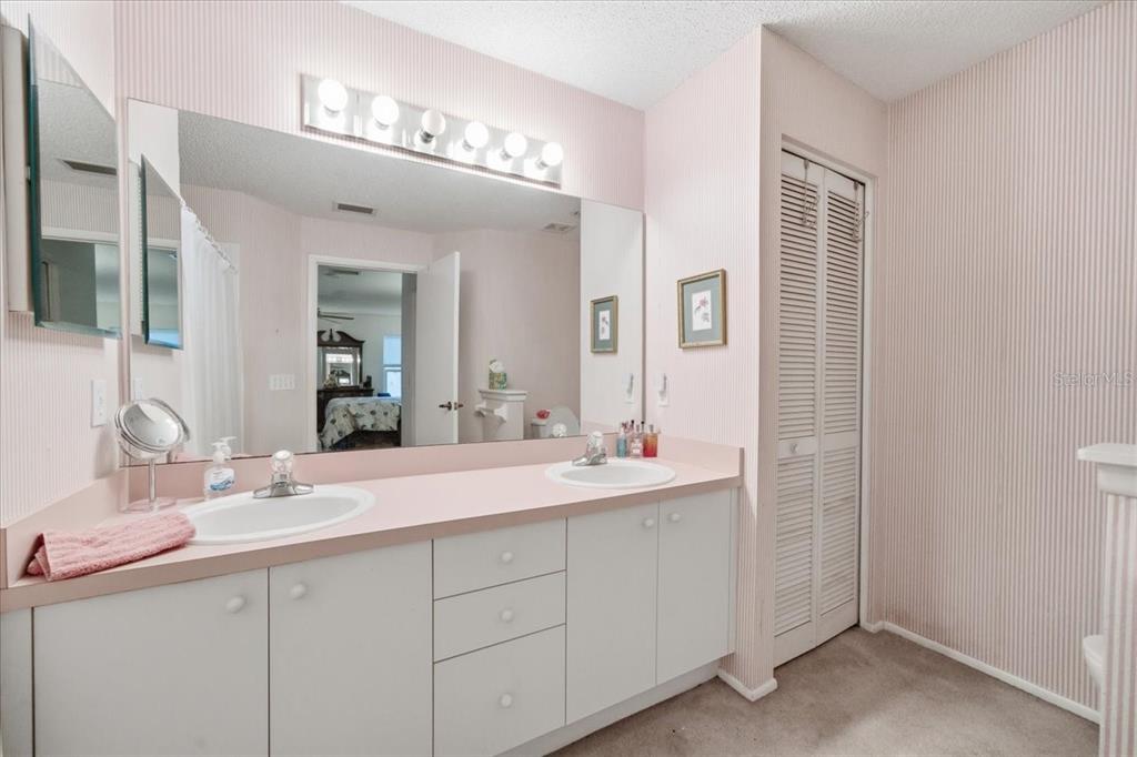 9338 Clearmeadow New Port Richey, FL 34655 - Photo 33 of 54 a bathroom with a sink and a mirror