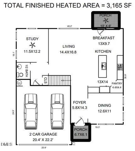 $499,900 | 942 Steep Mdw Lane, Mebane, NC 27302