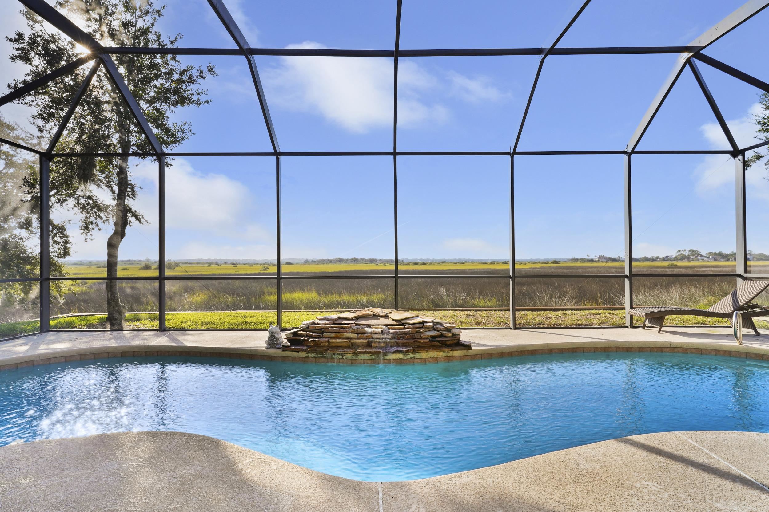 338 South Ocean Trace Road St. Augustine, FL 32080 - Photo 31 of 41 a view of a swimming pool