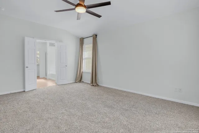 a view of balcony and wooden floor