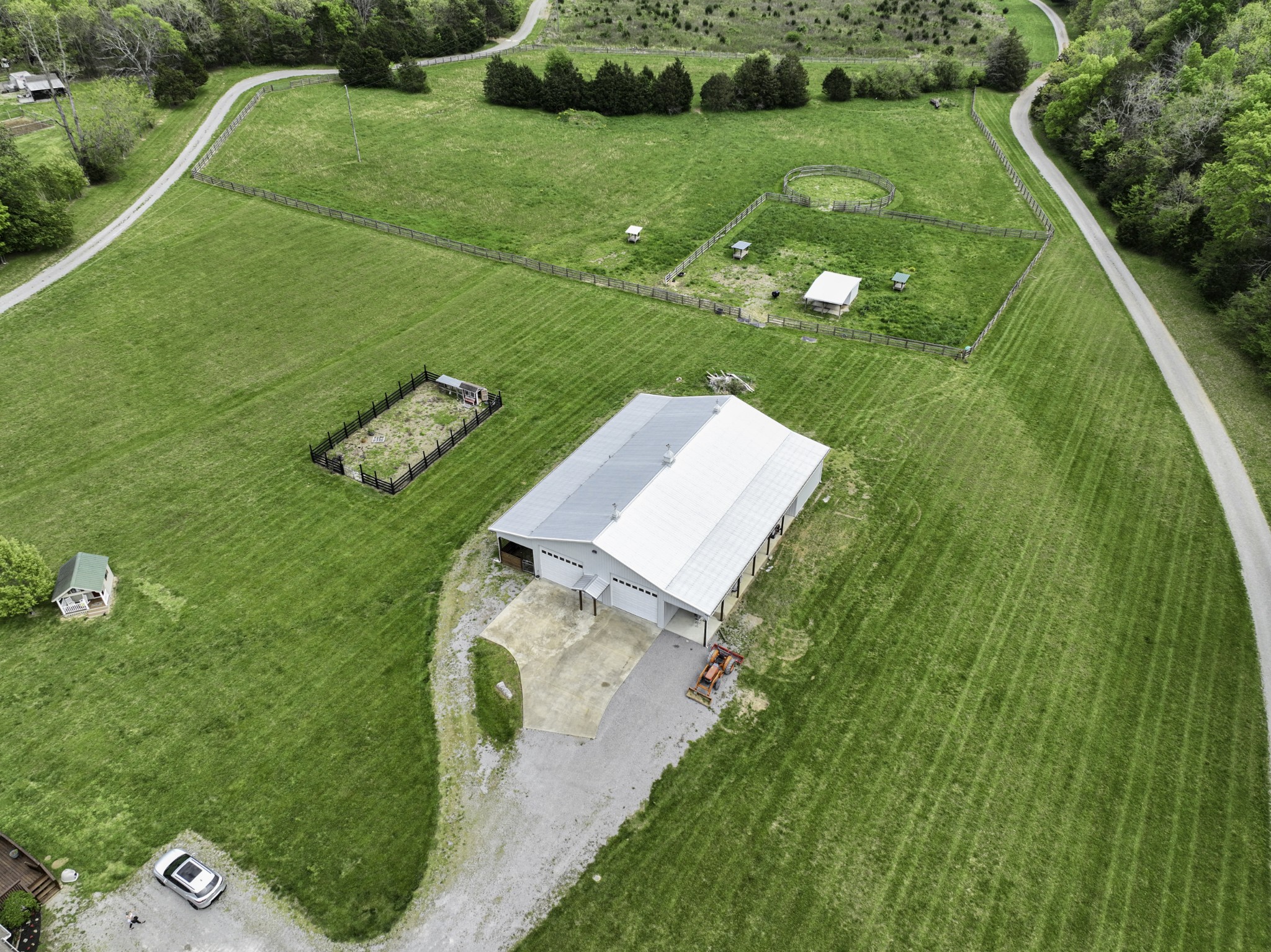 6865 Flat Creek Road College Grove, TN 37046 - Photo 16 of 66 a bird view of a garden