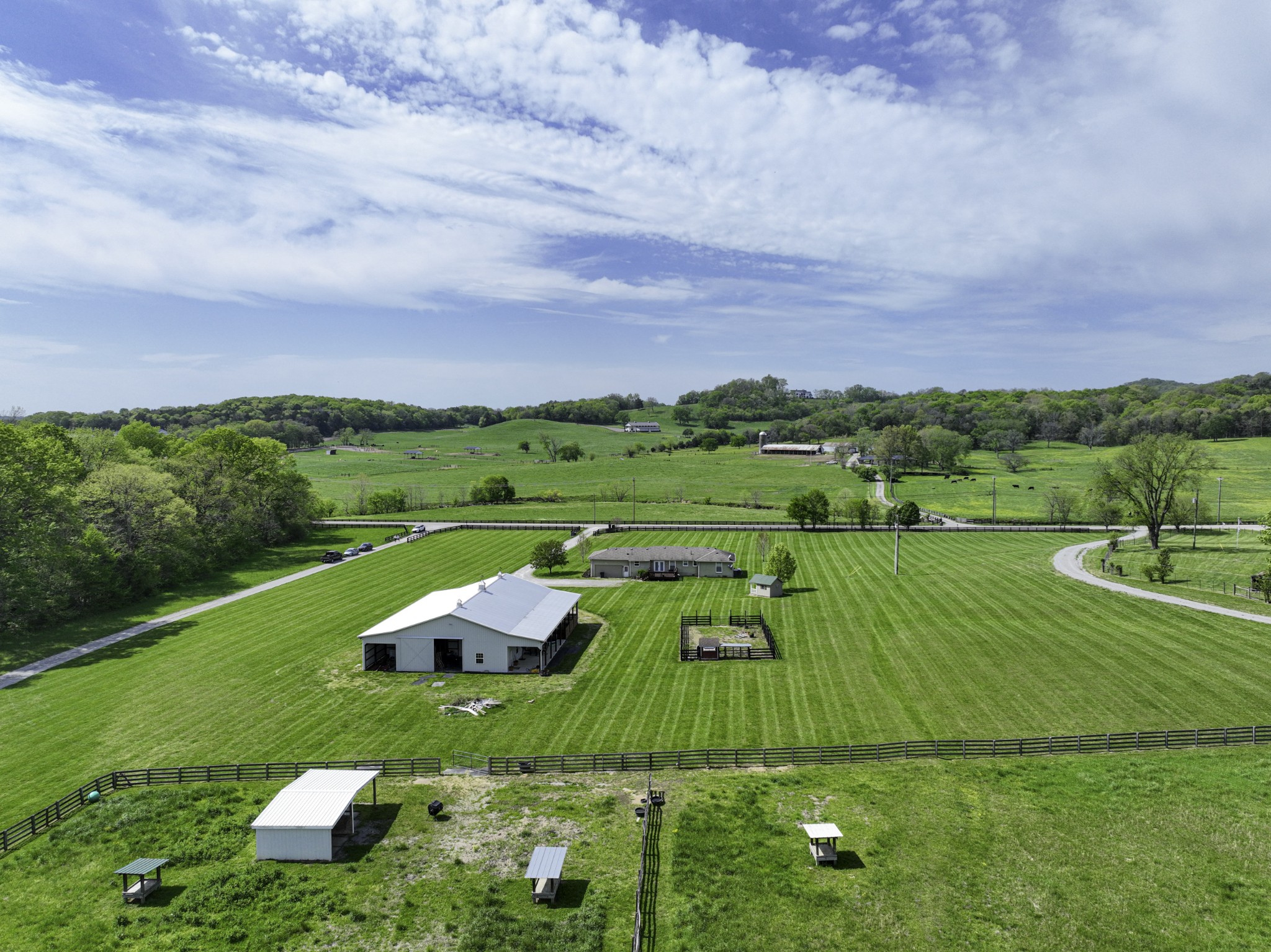 6865 Flat Creek Road College Grove, TN 37046 - Photo 32 of 66 a view of an outdoor space and a garden
